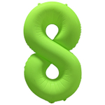 Шар фольгированный Цифра 8 101 см (Зеленый)