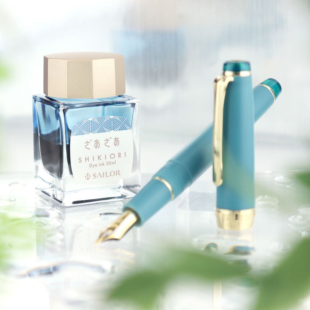 Чернила Sailor Shikiori The Sound of Rain Zaza 20 мл (13-1008-222) 3
