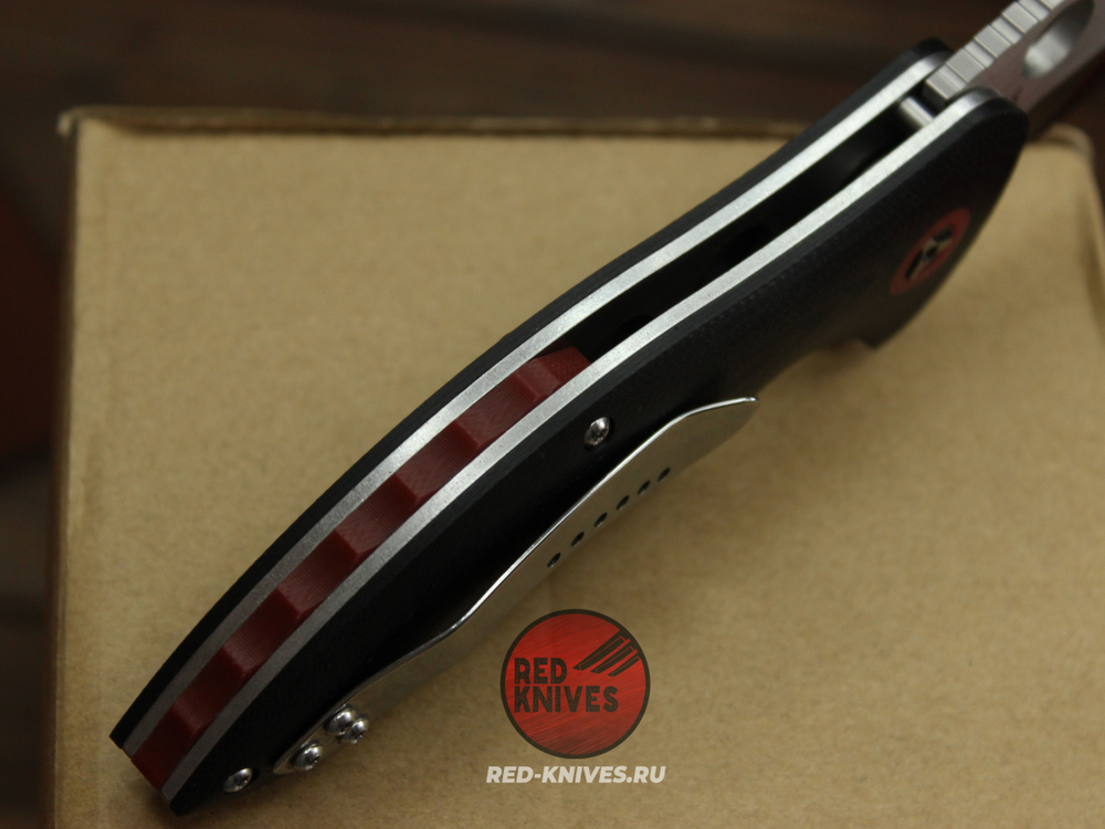 Нож Spyderco Rubicon -рук. черный G10, клинок сатин RK-502