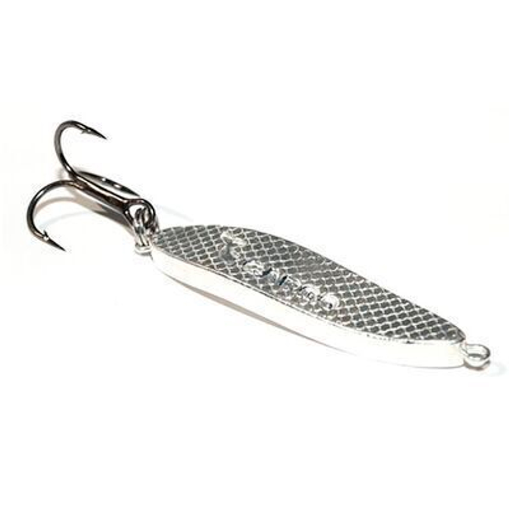 Блесна колеблющаяся Lucky John HEAVY Silver 30г / 53мм
