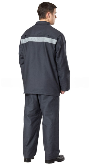 Костюм сварщика "Вулкан" (черный/молескин)