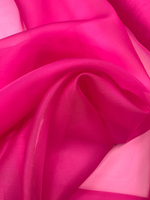 Шелк органза фуксия