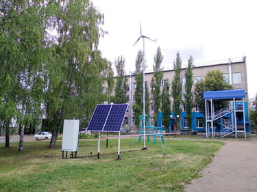 Гибридная ветро-солнечная электростанция 3кВт в Уфе