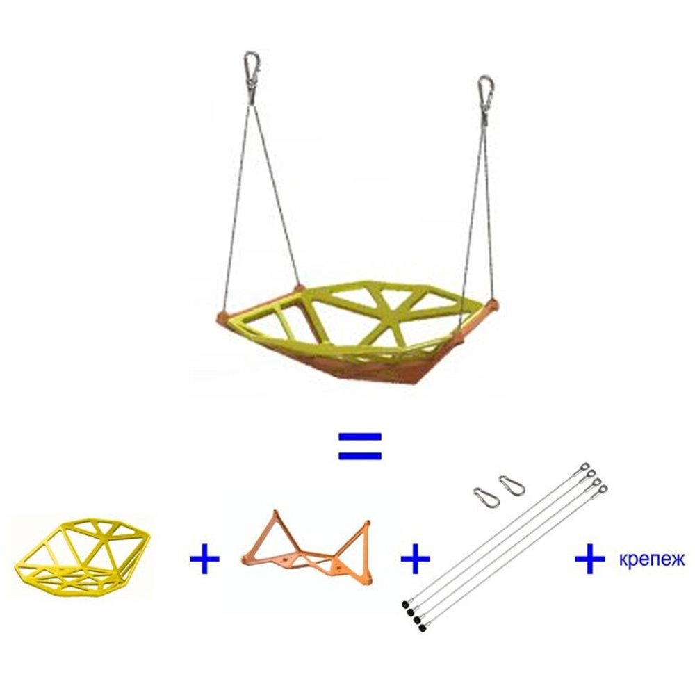 Качели одиночные непрозрачные