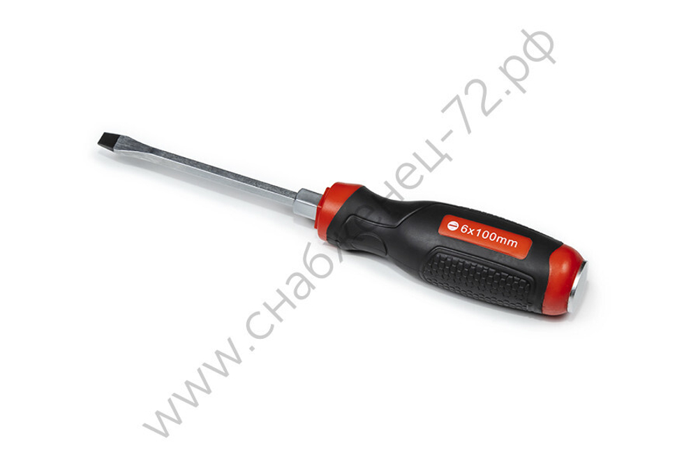 Отвертка шлицевая силовая SL6х100 CS-30.6.1