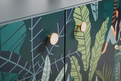 Комод Либера 16.230.01, Бензин, Белый шагрень