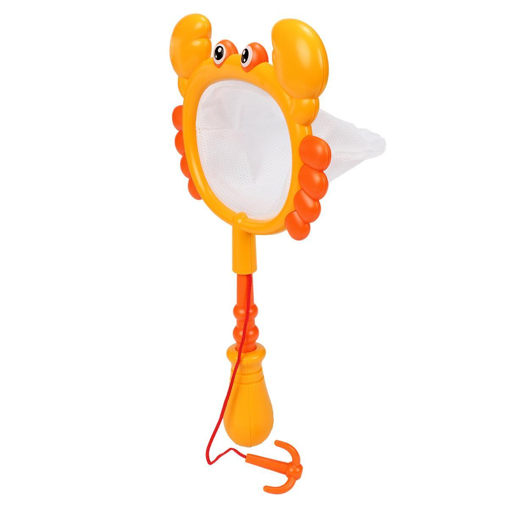 Набор игрушек для купания 7шт. сачок, рыбки, аксесс. пакет 368-7A