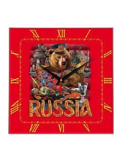 Настенные часы Болельщик из России 1 Декор для дома, подарок