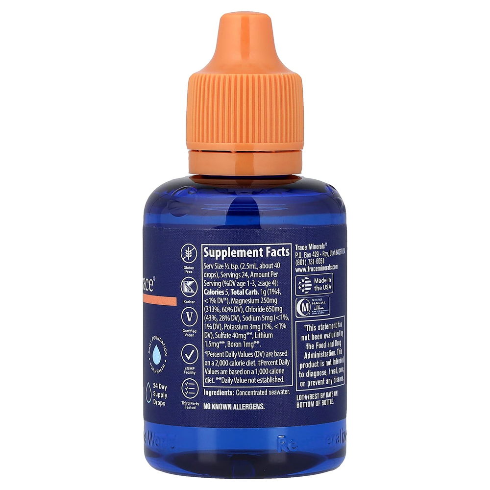 Trace, ConcenTrace®, микроэлементы в каплях, 59 мл (2 жидк. унции)