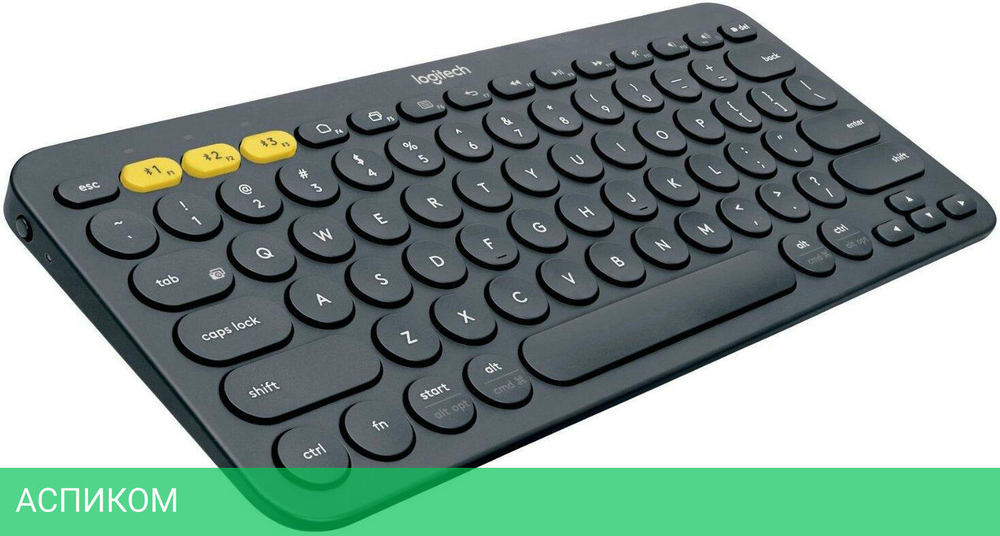 Клавиатура Logitech K380 темно-серый (920-007584)