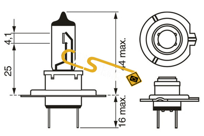 BOSCH - 1987302071 h7