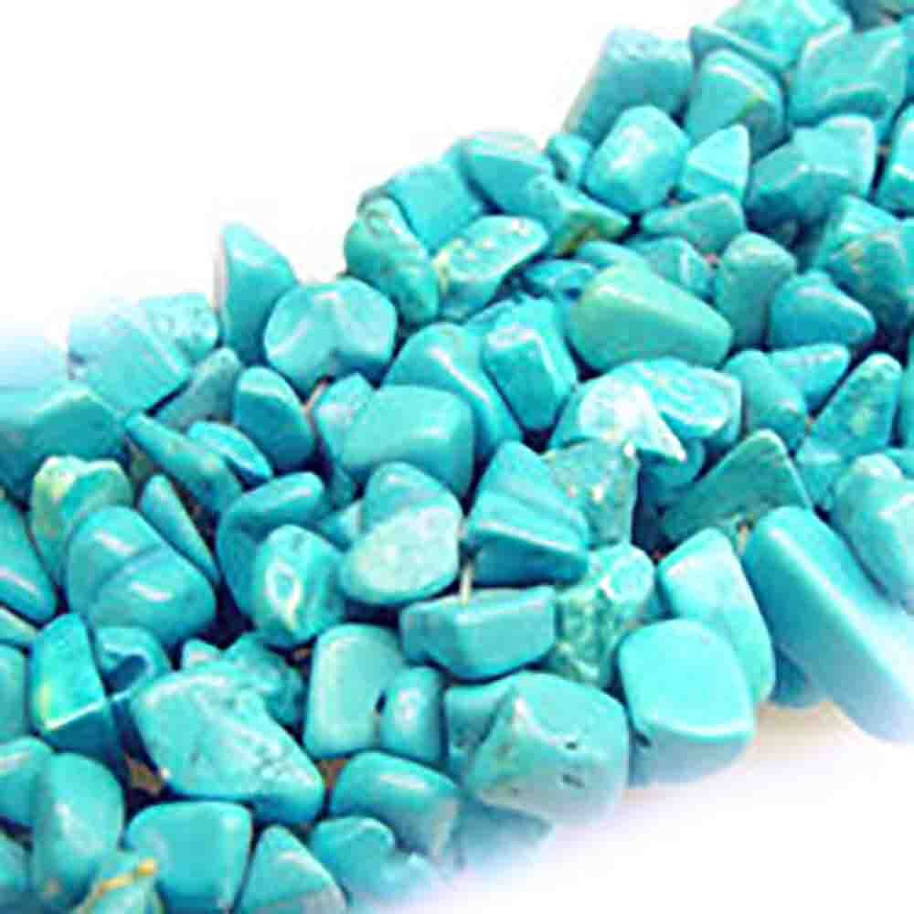 Бусины "Крошка" бирюза асс.