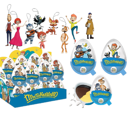 Шоколадное яйцо Простоквашино