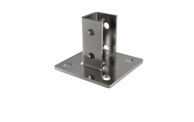 Опора напольная стандартная 125х125 х.ц.