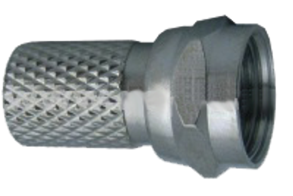 Поштучно Разъем для коаксиального кабеля RG6 (Twist) SNR-F6T