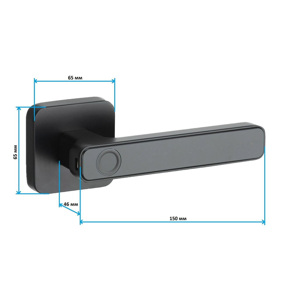 Электронная ручка Dircode Smart Handle SH7 (серебро / черный)
