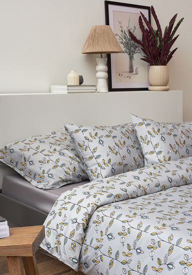 Набор наволочек "Ягоды тайги" из премиального сатина из коллекции russian north, 50х70 см