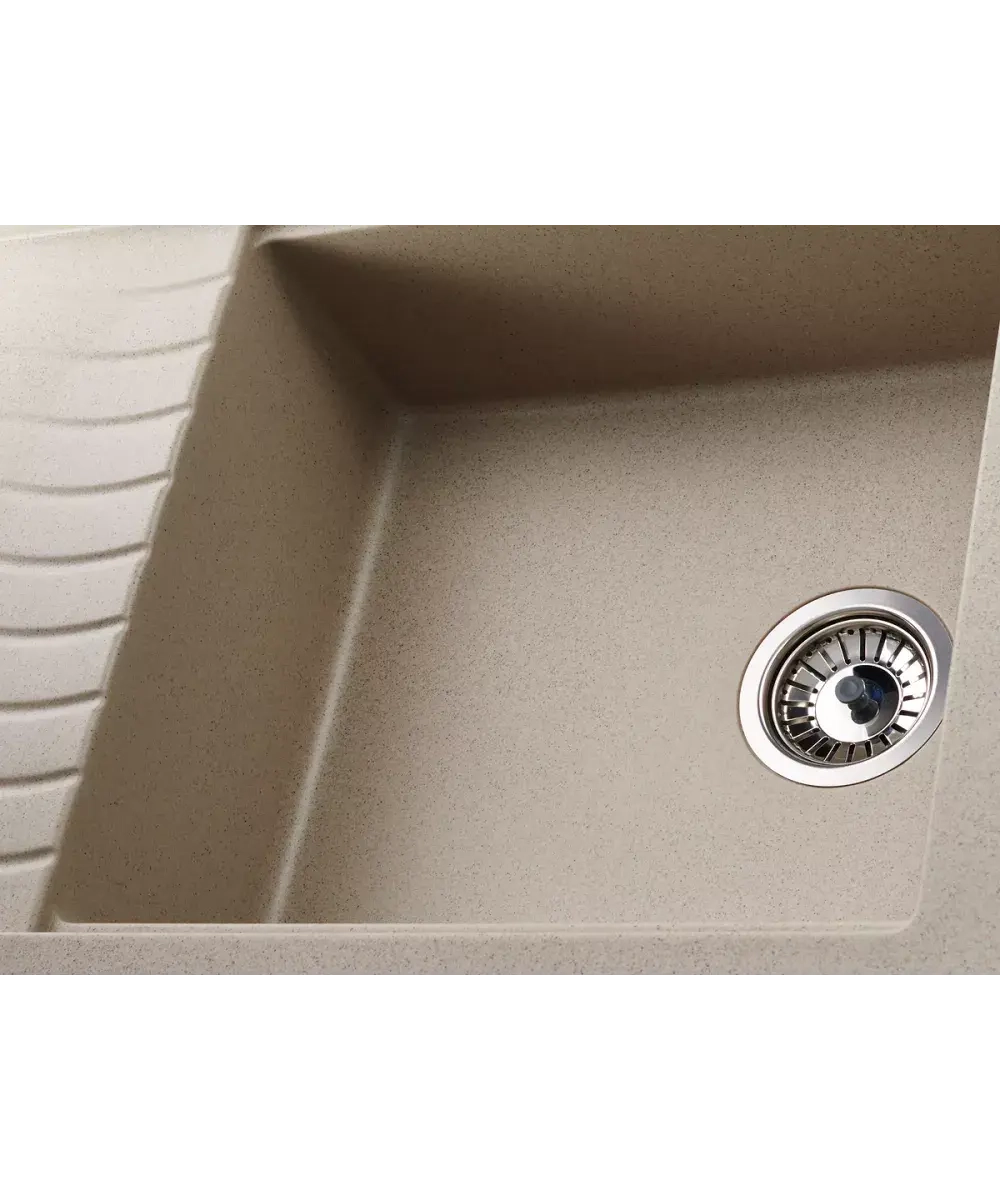 Кухонная мойка Kuppersberg MILA 1B1D BEIGE фото 3