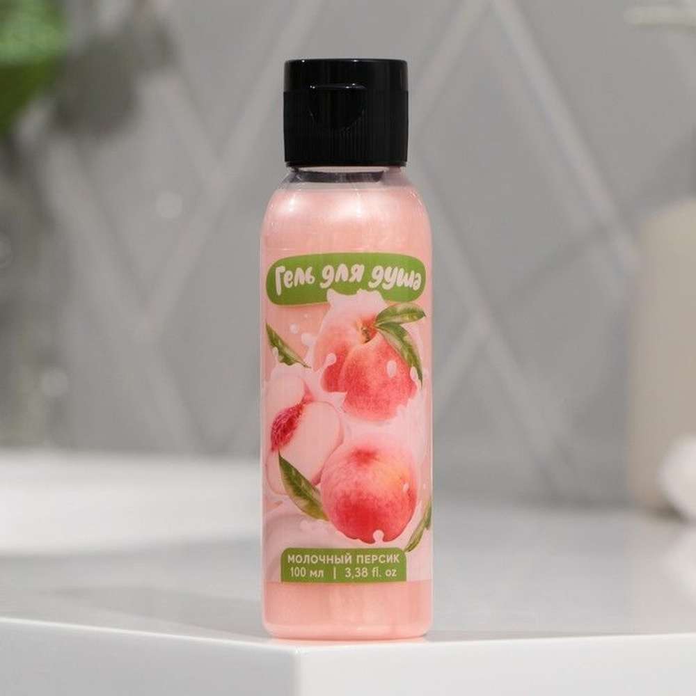 Гель для душа «Молочный персик» - 100 мл.