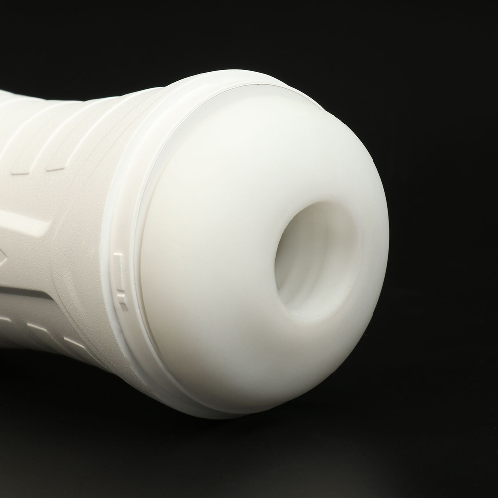 Белый вибромастурбатор с режимом всасывания «Оки-Чпоки» (Цвет: белый)