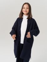 Кардиган для девочки в школу AT990 синий