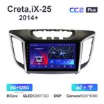 Teyes CC2 Plus 9"для Hyundai Creta, iX-25 2014+