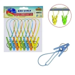 Набор прищепок с петлей 8 шт, XM75-85