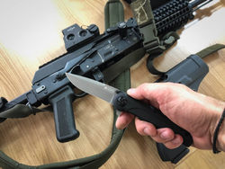 Складной нож Biker Z M390 (Cryo) StoneWash