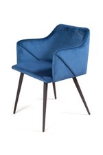 Стул MONE, бархат синий 29