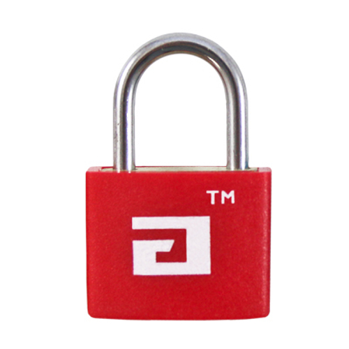 Замок навесной АЛЛЮР BС1-Л-20  Красный  д.2,8мм для чемоданов    /8498