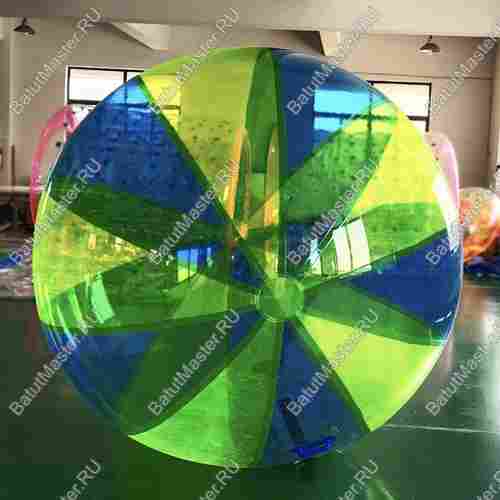 Аттракцион водный шар ПВХ «Жёлто-синий», 2*2*2 м