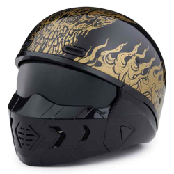 Шлем Unisex Black/Gold Harley-Davidson