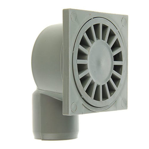 Трап ПП 50 гориз. пластик. решетка