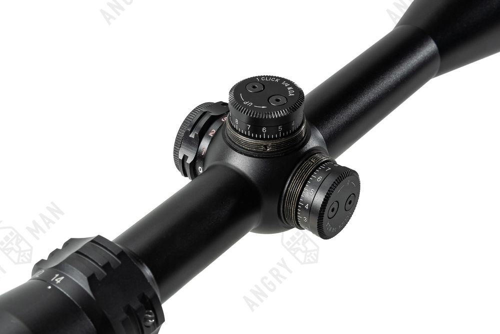 Прицел 4.5-14x44ME Mil Dot, с подсветкой крас./зел., 25,4 мм, Target Optic