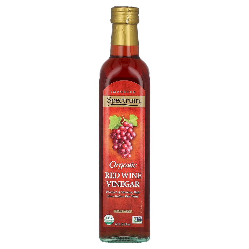 Spectrum Culinary, органический красный винный уксус, 500 мл (16,9 жидк. унции)