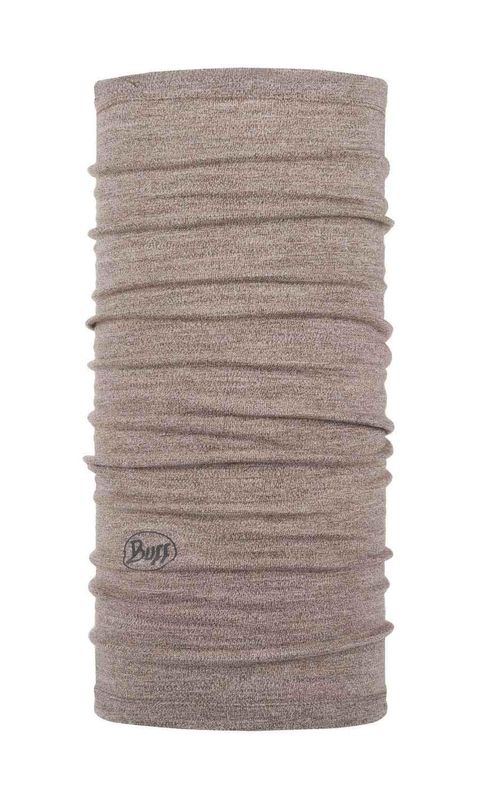 Шерстяной шарф-труба Buff Wool midweight Sand Melange Фото 1