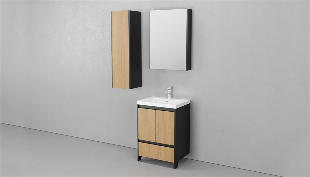 Тумба напольная VELVEX Klaufs 60.2D.1Y-617.217 с раковиной