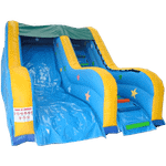 Детский надувной батут-горка "Звездный успех" 15*5*9 м