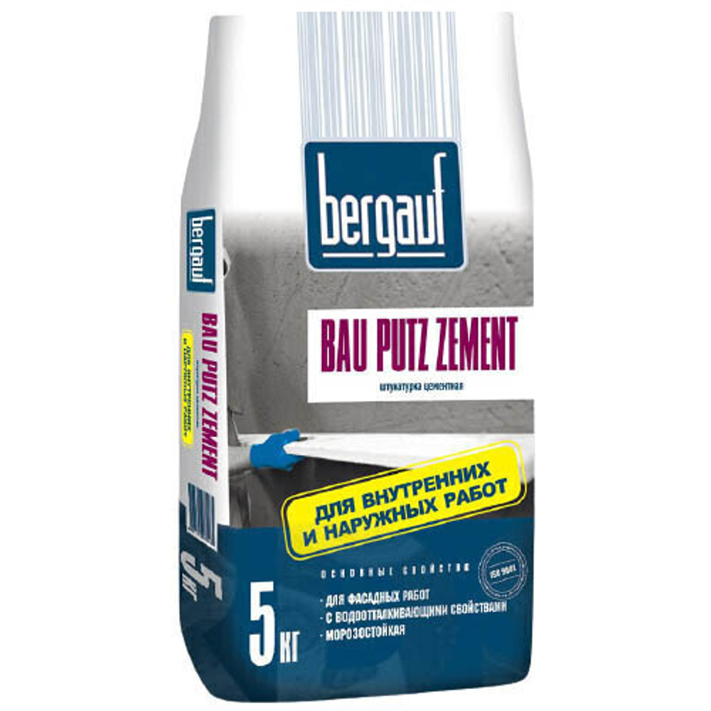 Штукатурка цементная Bergauf Bau Putz Zement 5 кг