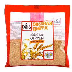 Отруби Овсяные диета Dr Dias очищающие 200 гр