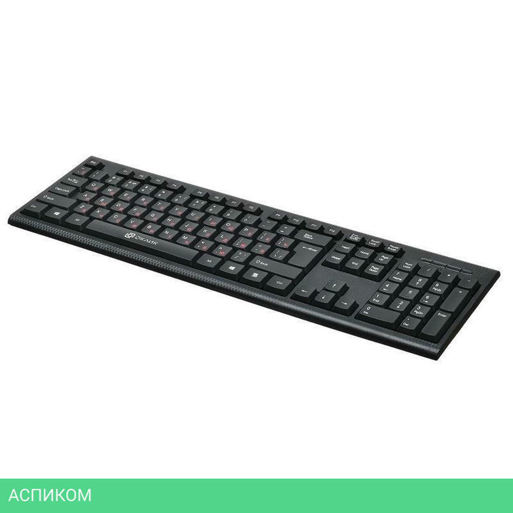 Клавиатура Oklick 120M USB черный