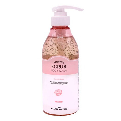 VILLAGE 11 FACTORY PERFUME SCRUB BODYWASH CLASSIC PINK Парфюмированный скраб для тела 500 мл