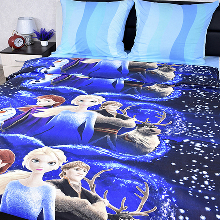 Комплект постельного белья "IS. МАГИЯ СНЕГА", поплин Премиум, 100% хлопок.