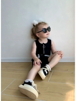 Комбинезон летний в рубчик