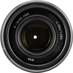 Объектив Sony 50mm f/1.8 OSS (SEL-50F18), серебристый