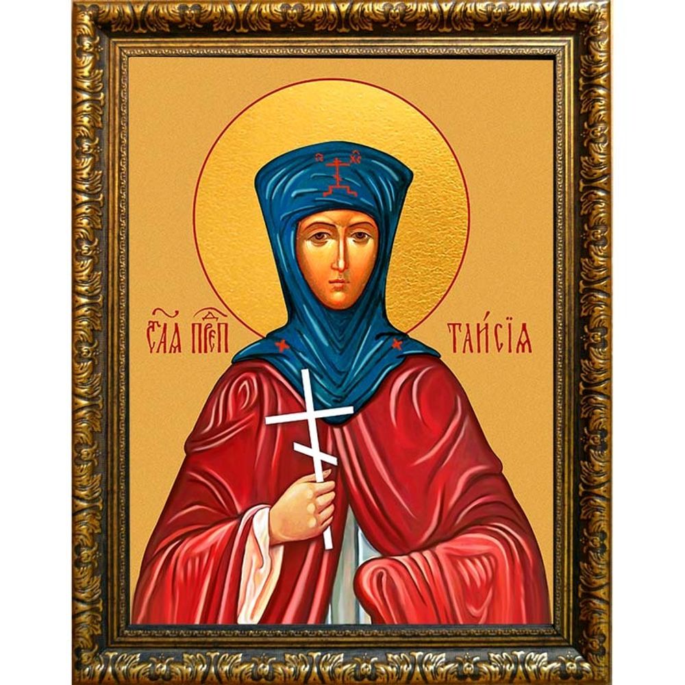 Таисия Фиваидская Преподобная. Икона на холсте.