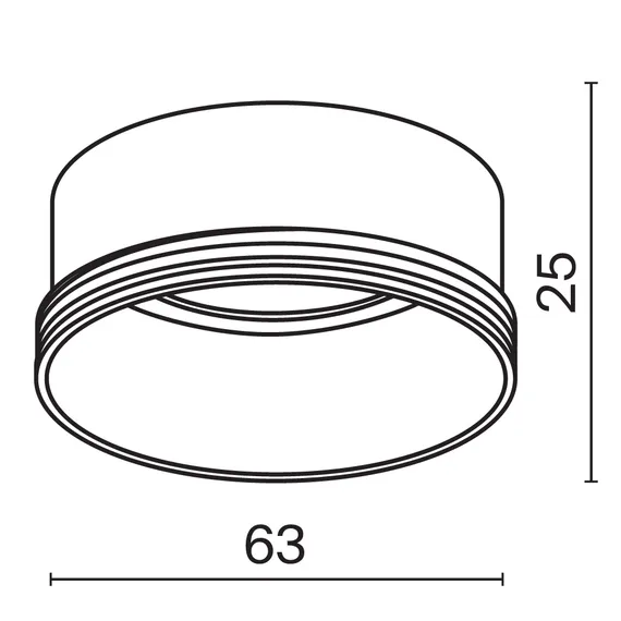 Декоративное кольцо для Фокус / Focus LED 20Вт Technical ringl-20-w