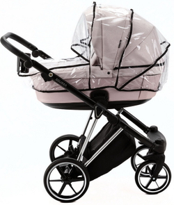 Детская коляска Adamex Belissa Special Edition 2 в 1 B-PS590 (РОЗ С БЛЁСТ ХРОМ.РАМ)