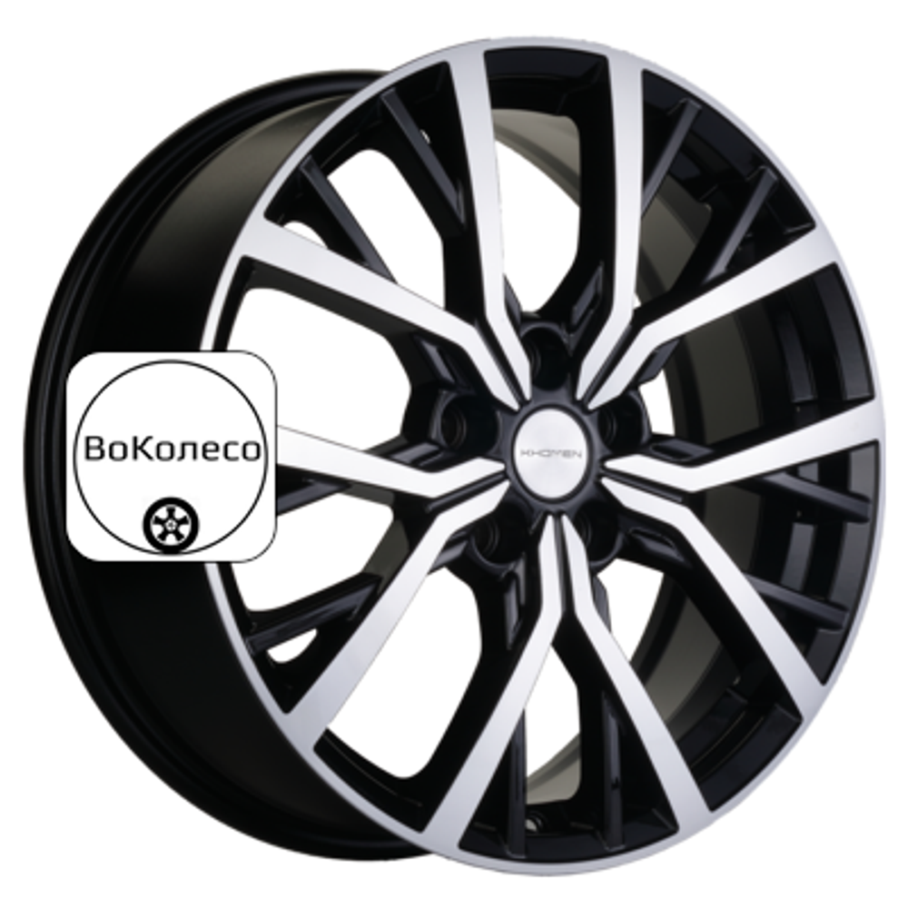 7x18/5x108 ET45 D60,1 KHW1806 (Chery Tiggo 3/Tiggo 3 Pro) Black-FP Khomen Wheels