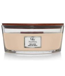 Ванильный боб, ароматическая свеча эллипс, WoodWick
